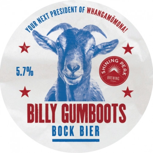 Billy Gumboots Bock Bier Label